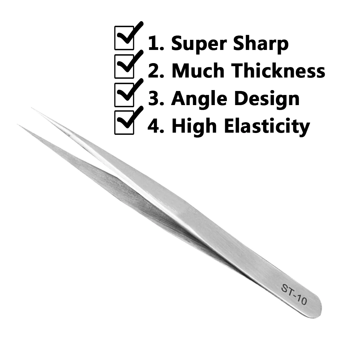 Ремонтный инструмент пинцет из нержавеющей стали набор антистатических