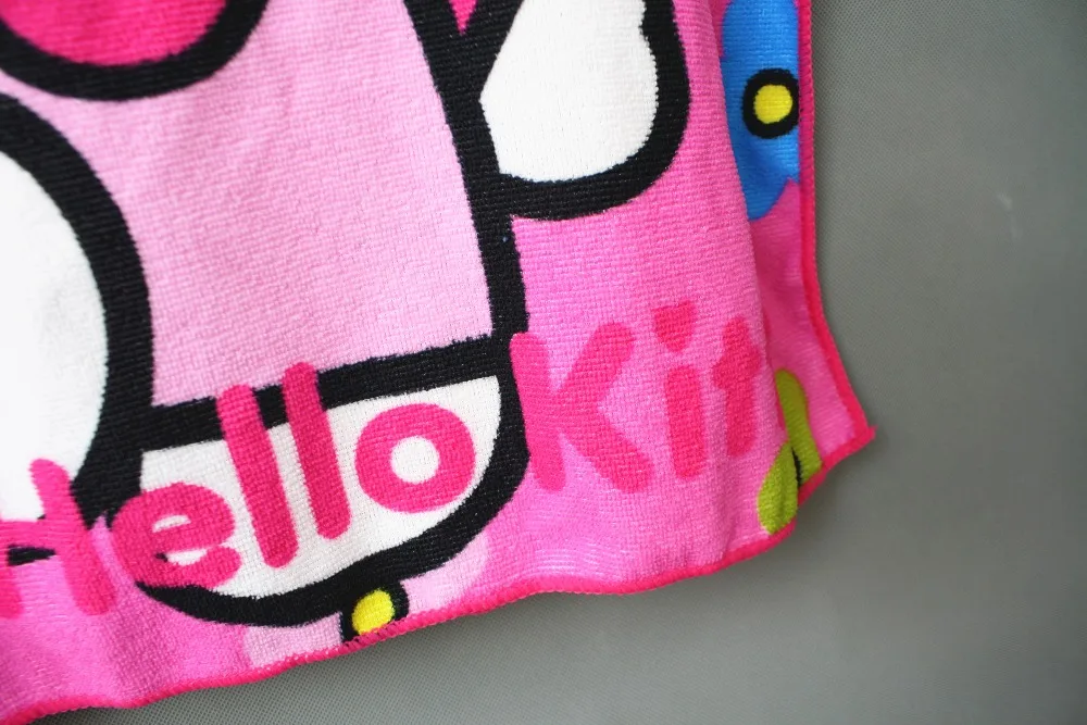 Хлопковое детское банное полотенце с принтом «пират» с рисунком «hello kitty», полотенце с капюшоном, плащ с рисунком, пляжное полотенце для детей