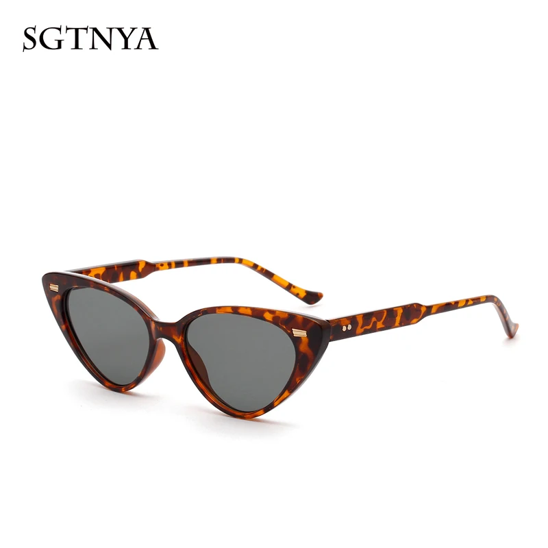 

New European and American cat eye sunglasses trend personality retro sexy ladies sunglasses wild street shooting glasses UV400