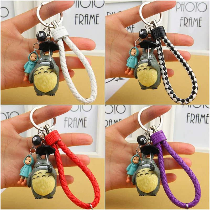 Модный брелок Тоторо Мой сосед улыбка брелки для автомобиля Шиншилла подходящие