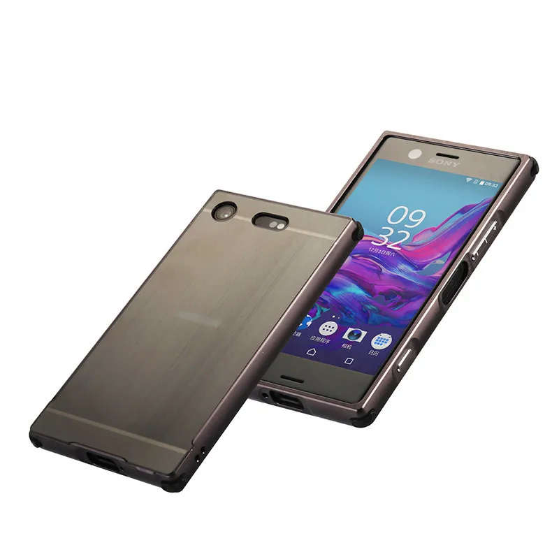 Для sony Xperia XZ1 компактный противоударный чехол с металлическим каркасом с матовой задней крышкой чехол для sony Xperia XZ1 Compact