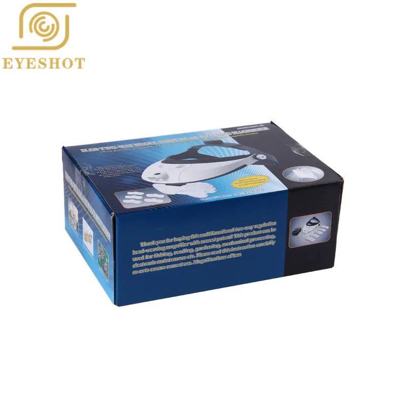 Повязка на голову бинокль с 5 линзами лупа третьей стороны светильник для ремонта