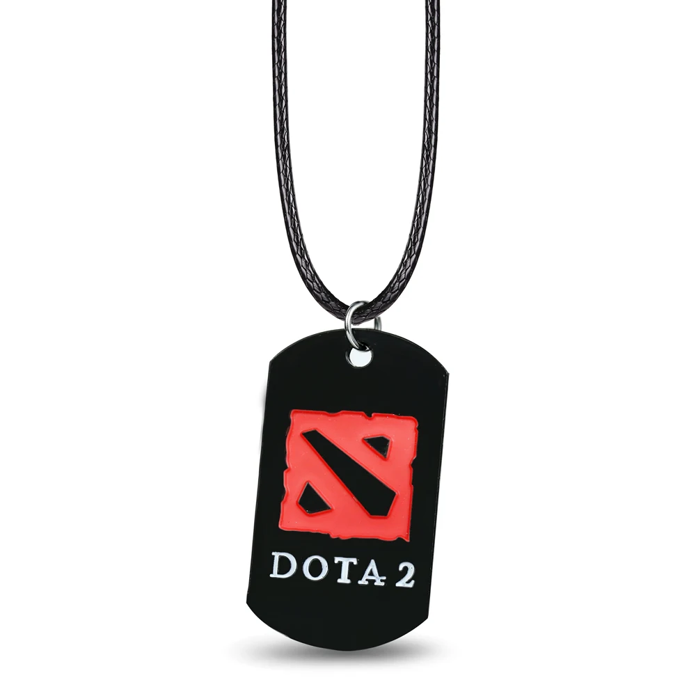 Ожерелье с логотипом DOTA 2 подвеска из металлического сплава аксессуары для