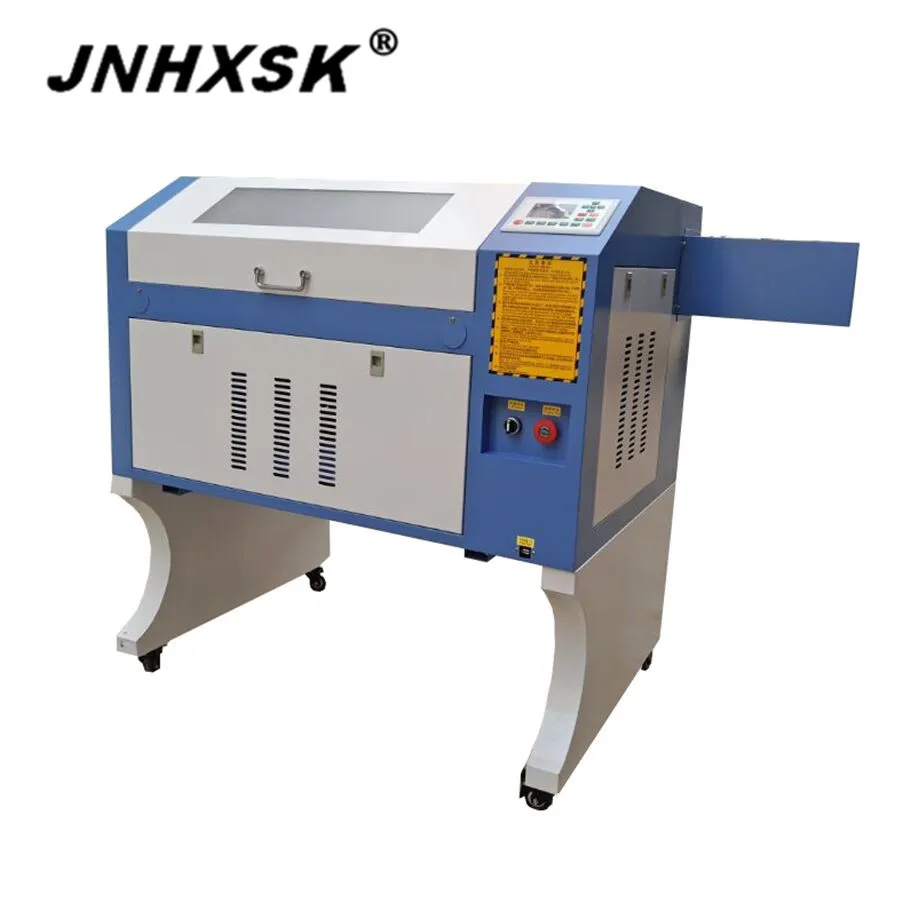 Профессиональный резиновый лазерный гравировальный станок JNHXSK цена TS4060 400x600 мм