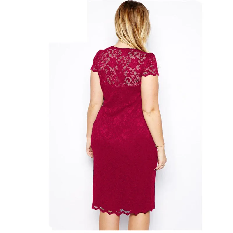 Только вы Roupas Femininas Лето Vestido Renda Темно синие зубчатый v образным вырезом кружева