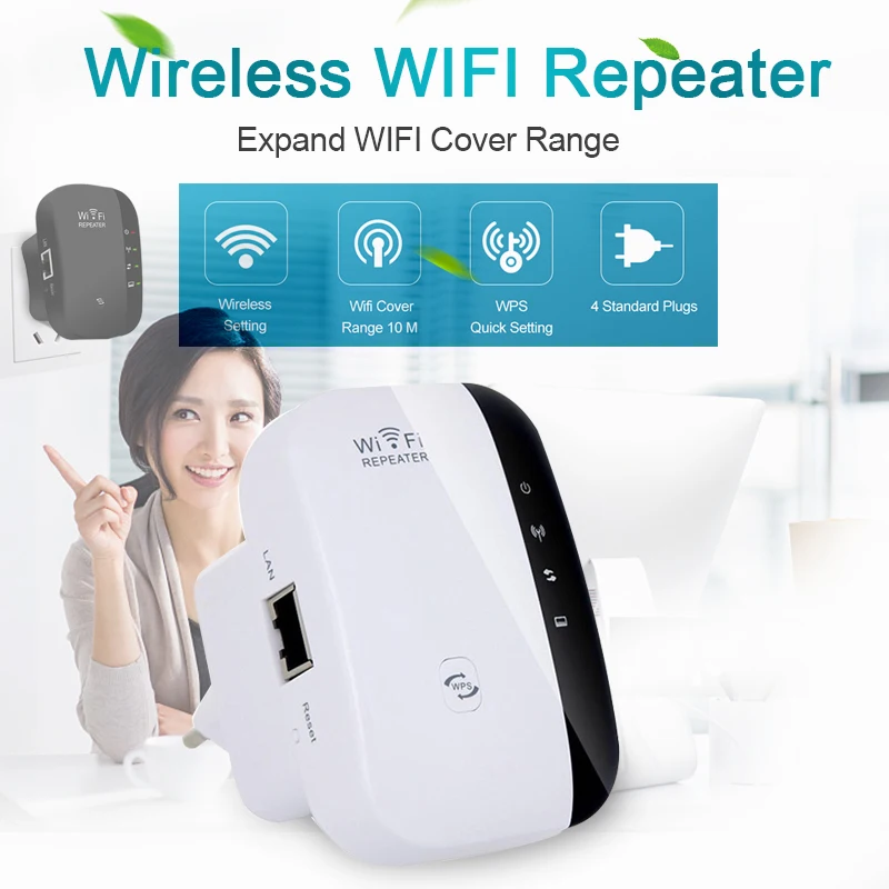 Беспроводной Wi Fi репитер усилитель сигнала 802.11N/B/G 300 Мбит/с|wifi repeater|wireless wifi repeaterwi-fi