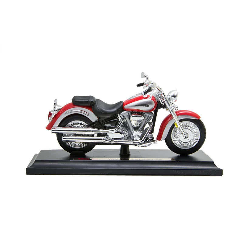 Maisto 1:18 мотоциклетные модели YAMA ROAD STAR Red Diecast Moto миниатюрная гоночная игрушка для
