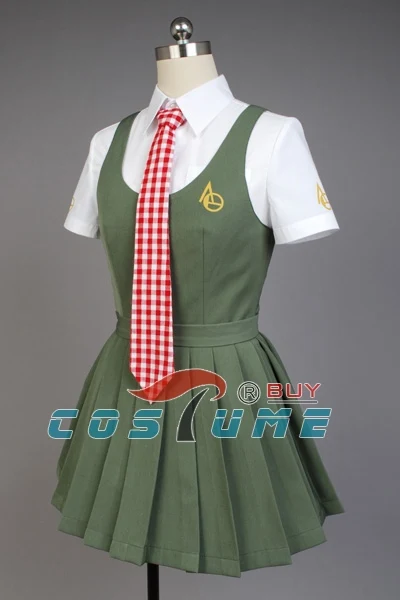 Аниме Супер Dangan Ronpa 2 Danganronpa Mahiru Koizumi Косплей Костюм Школьная форма белая рубашка