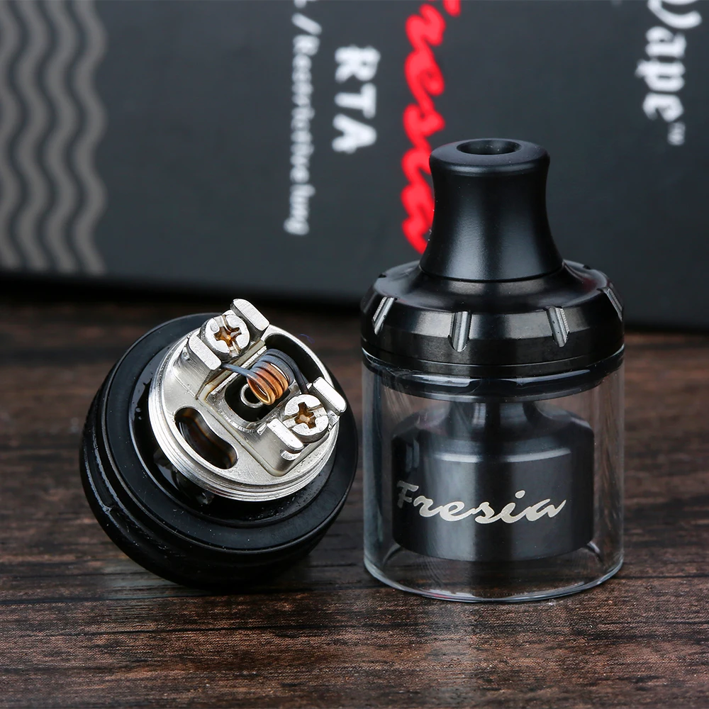 Оригинальный DamnVape Fresia MTL RTA 22 мм бак распылитель трубка в трубе AFC система