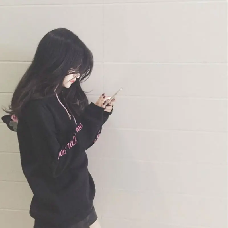 

Womens Fashion Hoodies Winter Long Sleeve Rose Alphabetic Embroidery Sweatershirt Nice Pop Sale Hooded Female Pullover