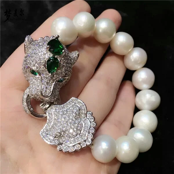 Популярные Модные ювелирные изделия Bijoux Подвески с леопардом из циркона