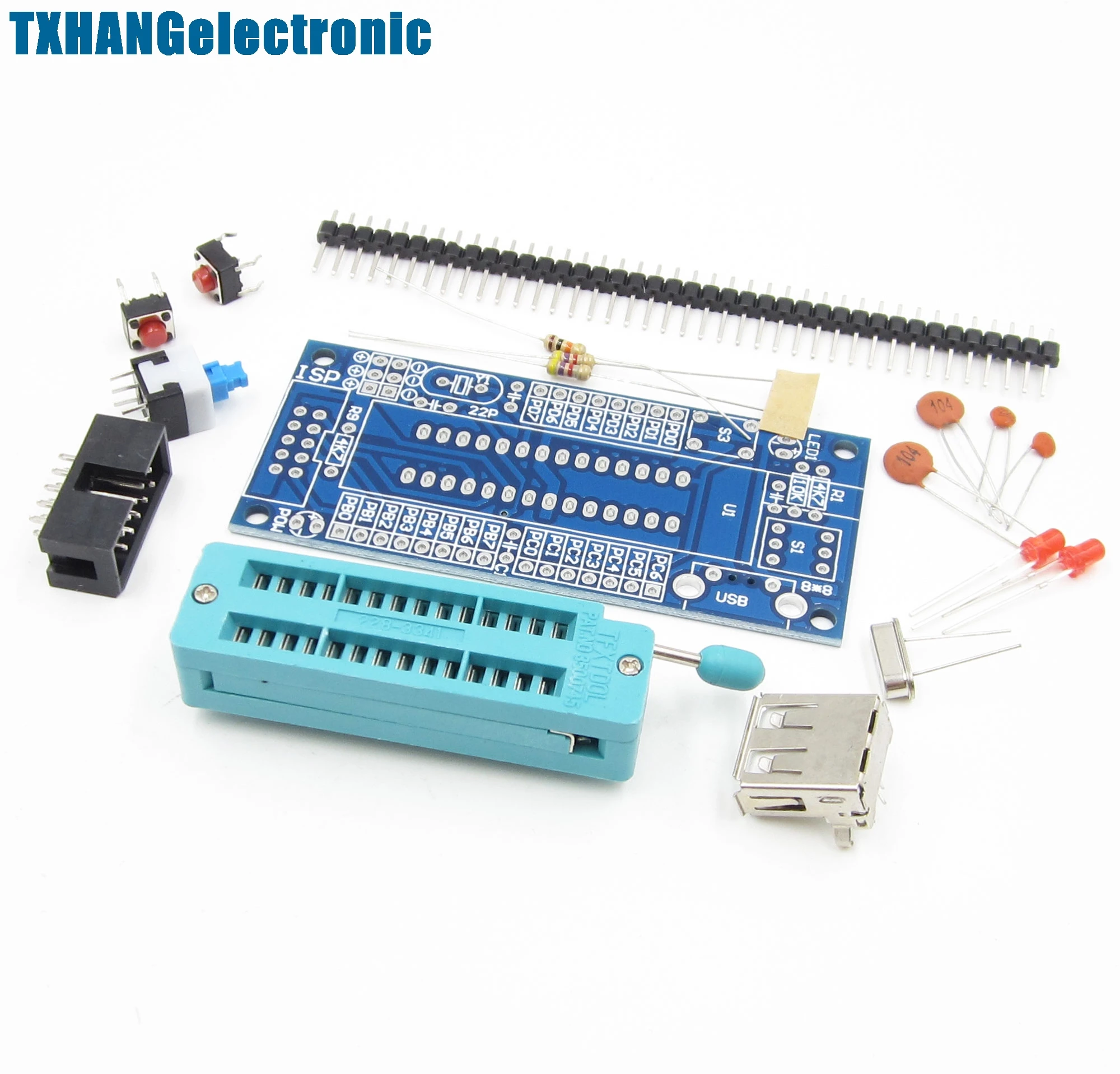 1 шт. ATMEGA8 ATMEGA48 ATMEGA88 макетная плата AVR (без чипа) DIY Kit|development board|kit avrkit board |