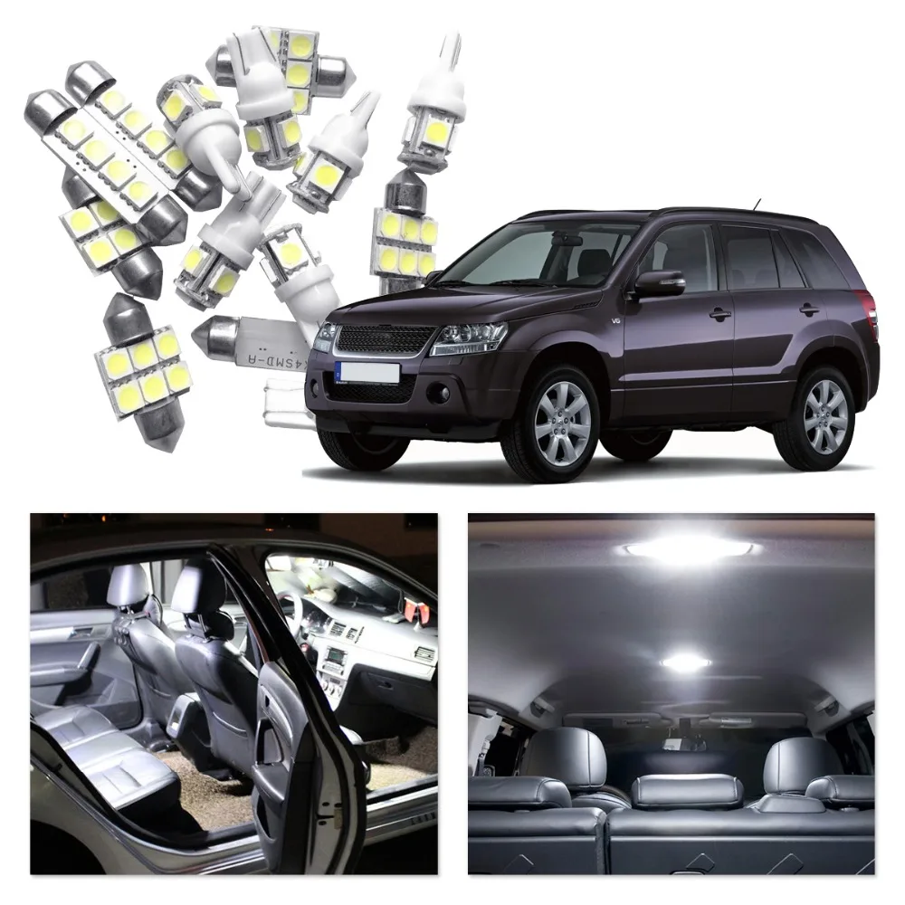 JGAUT для Suzuki Grand Vitara 2006 2013 Белый Красный Синий Автомобильный светодиодный