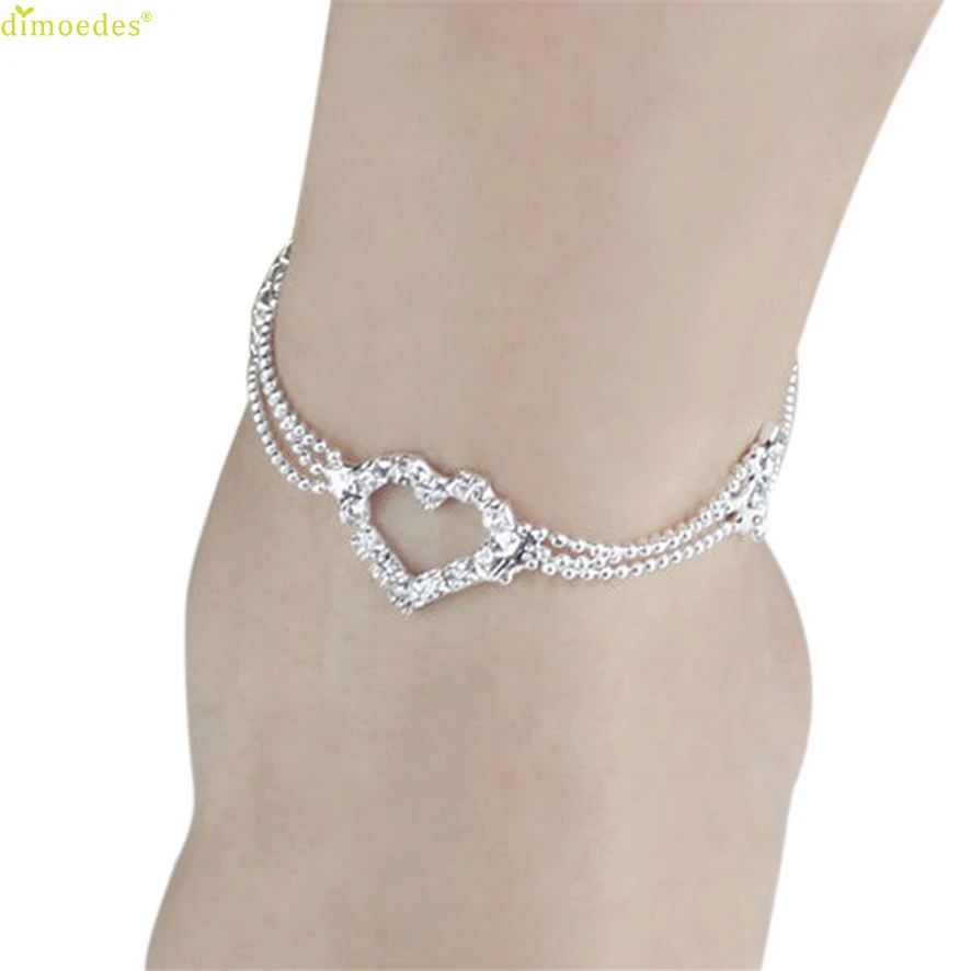 Женский браслет на ногу трехслойная цепочка 11 25|anklet chain|chain anklethot anklet |