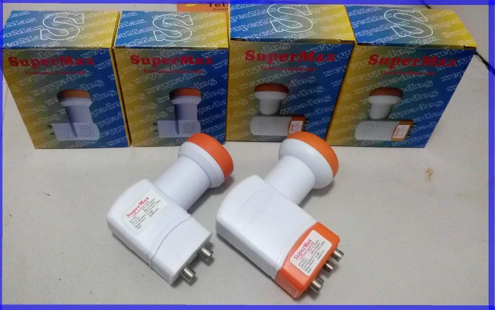 SuperMax 3602 3604 digital HD Universal KU Band Twin Quad LNB с высоким коэффициентом усиления низким