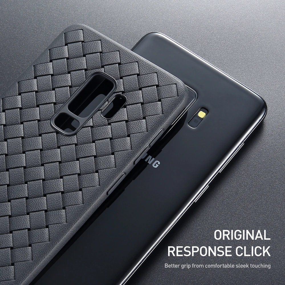 FLOVEME Luxury Phone Case for Samsung S10 Plus S10e Woven Soft Silicone Cover Galaxy S9 Note 9 Cases Capa |