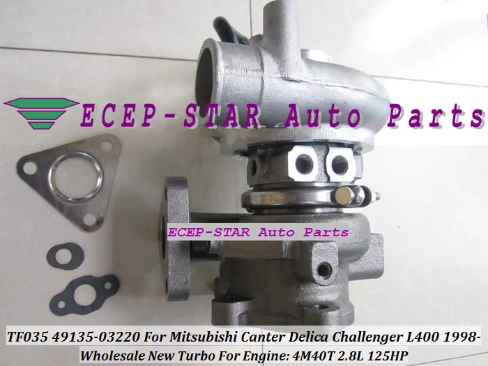 Турбо для MITSUBISHI Canter турбо Delica Challenger L400 1998 4M40 4M40T 2.8L D 49135 03210 03200 ME190511 ME202466| |