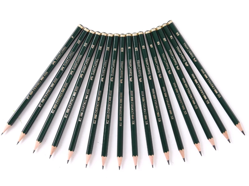 Faber Castell 16 шт. карандаши для эскизов, рисования Стандартные Карандаши 6H-8B для рисования и письма затенение эскиз черный провод товары для рукоделия