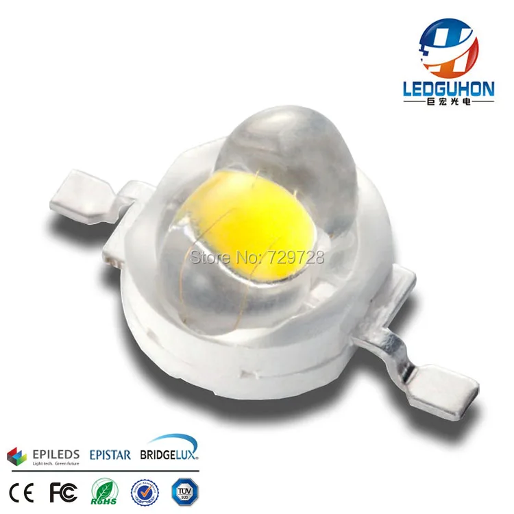 CE ROHS теплый белый 3W арахис высокой мощности СИД|3w high power led|3w ledpower led |