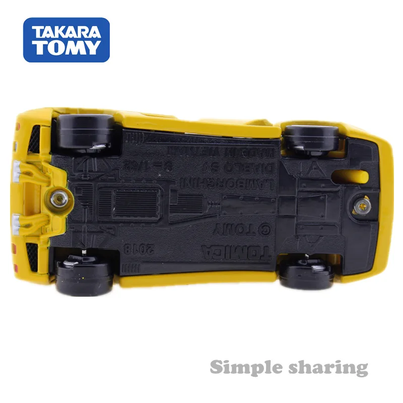 Tomica Premium No.15 Lamborghini Диабло SV желтая Takara Tomy металлическая модель автомобиля игрушки