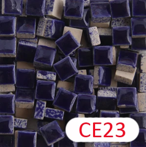 200 г/205 шт 10X10 мм квадратные керамические небесно-голубые мозаики 1X1 см мозаичная