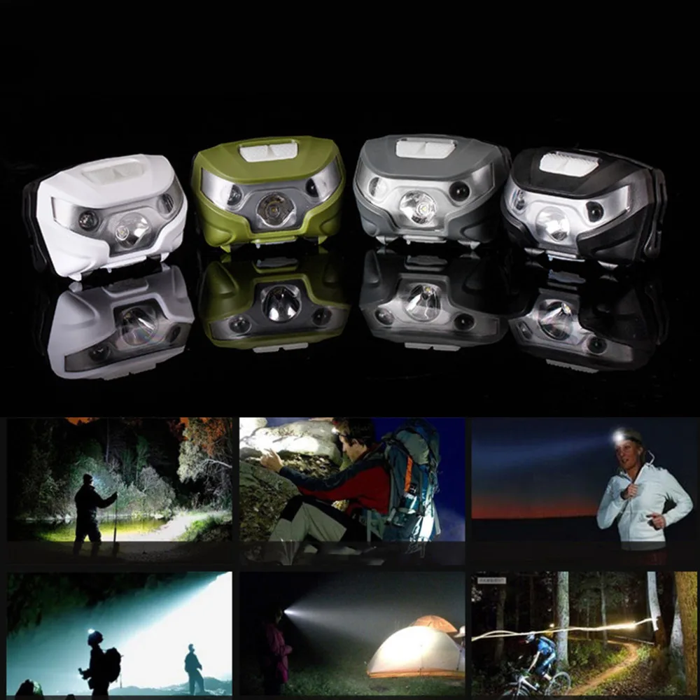 Супер яркий 800 люмен Водонепроницаемый 5 Вт светодиодный головной фонарь
