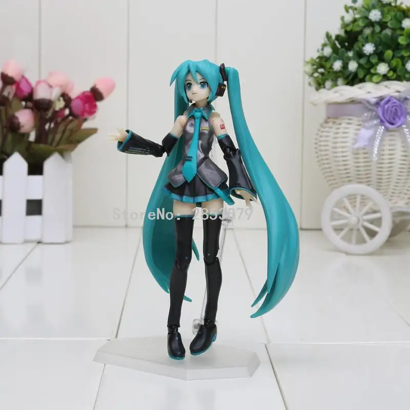15 см подвижная Аниме Фигурка Хацунэ Мику Figma 014 модель кукла Фигурка ПВХ фигурка модель игрушки