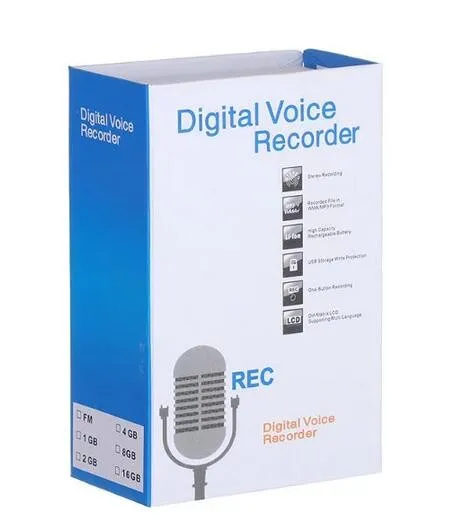 Dual Microphone 8GB Digital Voice Recorder Dictaphone Activated PCM 560 Hours Audio with OLED Display | Электроника