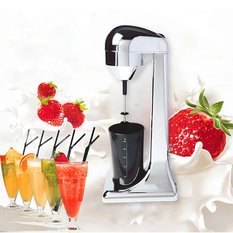 

220V Electric Milk Frother Portable Food Mixer Kitchen Coffee Blender Mixing Blender Multifunctional Food Milkshake Foam Maker