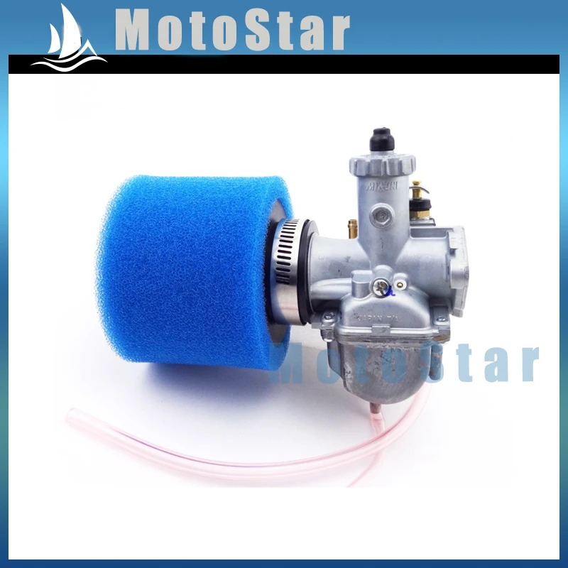 Карбюратор VM22 Carb 26 мм Mikuni + синий воздушный фильтр для двигателя 110cc 125cc 140cc Lifan XR50