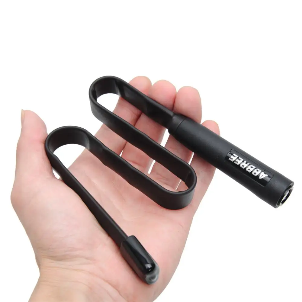 ABBREE BNC разъем Dual Band 144/430 МГц складной тактический антенна для иди и болтай Walkie Talkie
