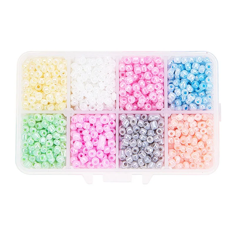 05 diy beads 4 мм DIY бусины ручной работы круглой формы стеклянные бусины DIY Набор для изготовления ювелирных изделий браслет ожерелье DIY аксессуары для ювелирных изделий - Цвет: 05 diy beads