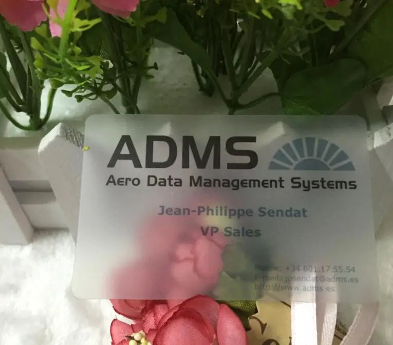 200 шт./лот прямое производство с завода прозрачные пвх визитные карточки на заказ