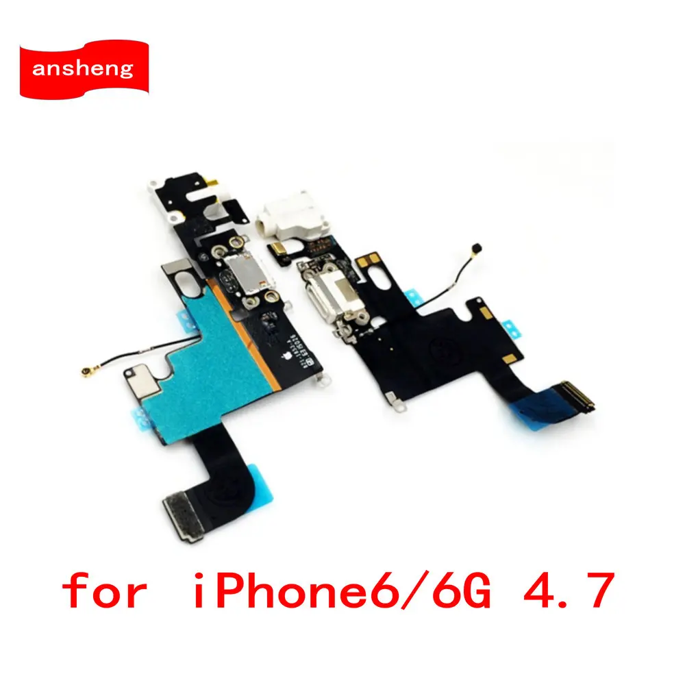 USB зарядное устройство док станция порт разъем гибкий кабель для iPhone 6 6s 6plus 6splus