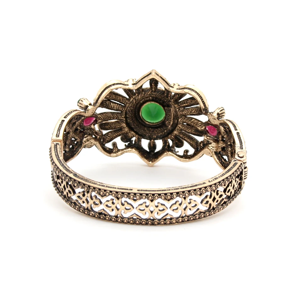 SUNSPICEMS турецкий винтажный браслет стразы для женщин этнический свадебный манжета