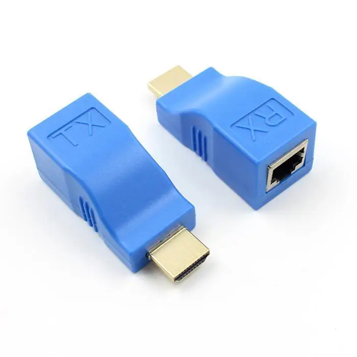 HD мультимедийный интерфейс удлинитель 30 м расширение LAN Ethernet кабель конвертер