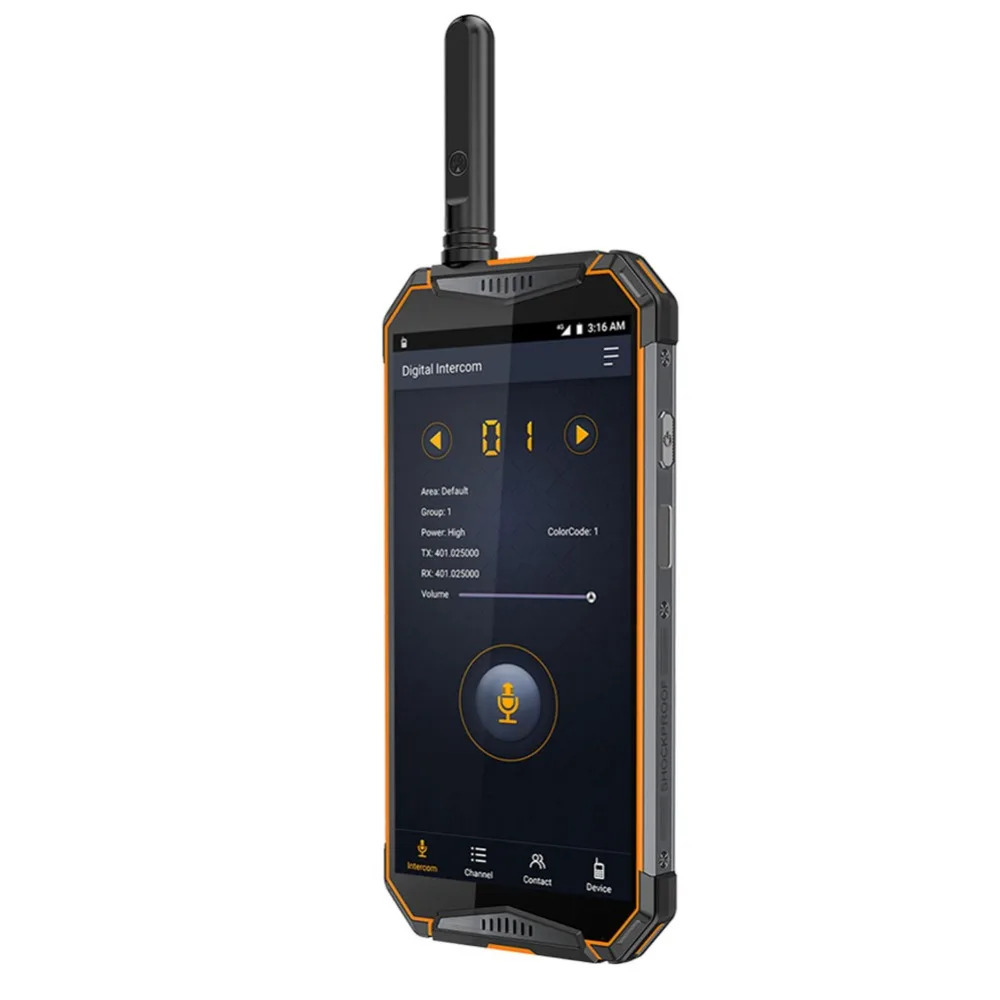 Водонепроницаемая рация ulefone 3T 10300 мАч IP68 смартфон на базе Android 8 1 IP 3G 4G WCDMA радио DMR
