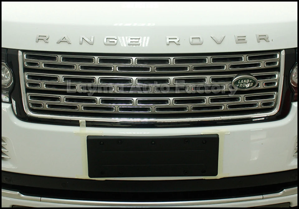 ABS Передние решетки для Land Rover Range Rover лет серебряный цвет автомобиля бампер решетка