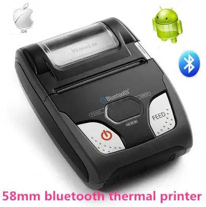 Мини принтер bluetooth для android и iphone беспроводная связь с 58 мм iphone|mini printer|mini printersmini