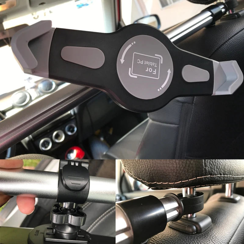 tablet holder adjustable mount for tablet 7 0 to 14 5 inch car headrest mount stands for ipad samsung surface pro tablet support free global shipping
