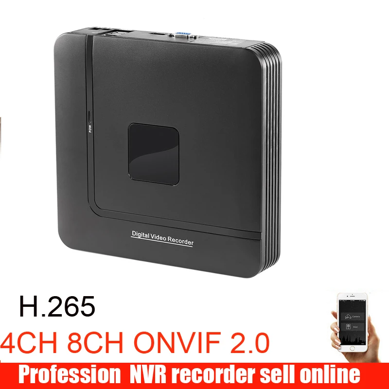 

H.265 Max 4K Output CCTV NVR 16CH 5MP / 8CH 4MP /4CH 5MP Security Video Recorder H.265 Motion Detect ONVIF P2P CCTV NVR