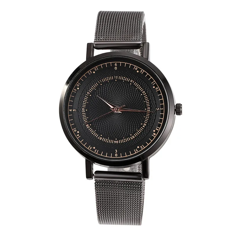 Роскошные женские часы модные из нержавеющей стали повседневные кварцевые Relogio