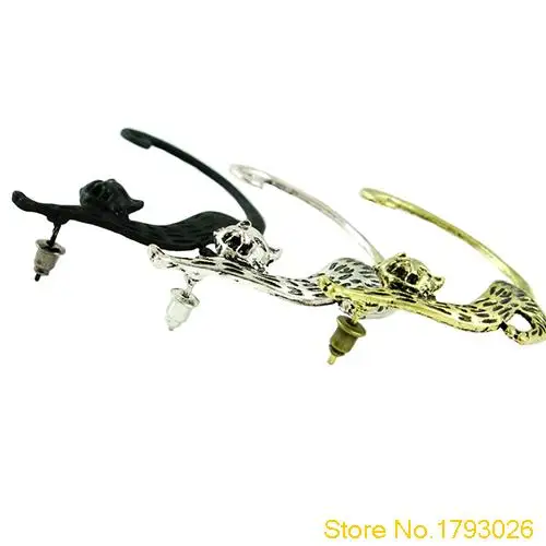 3 цвета Ретро винтажный панк готический медный Кот киска ухо манжеты для женщин