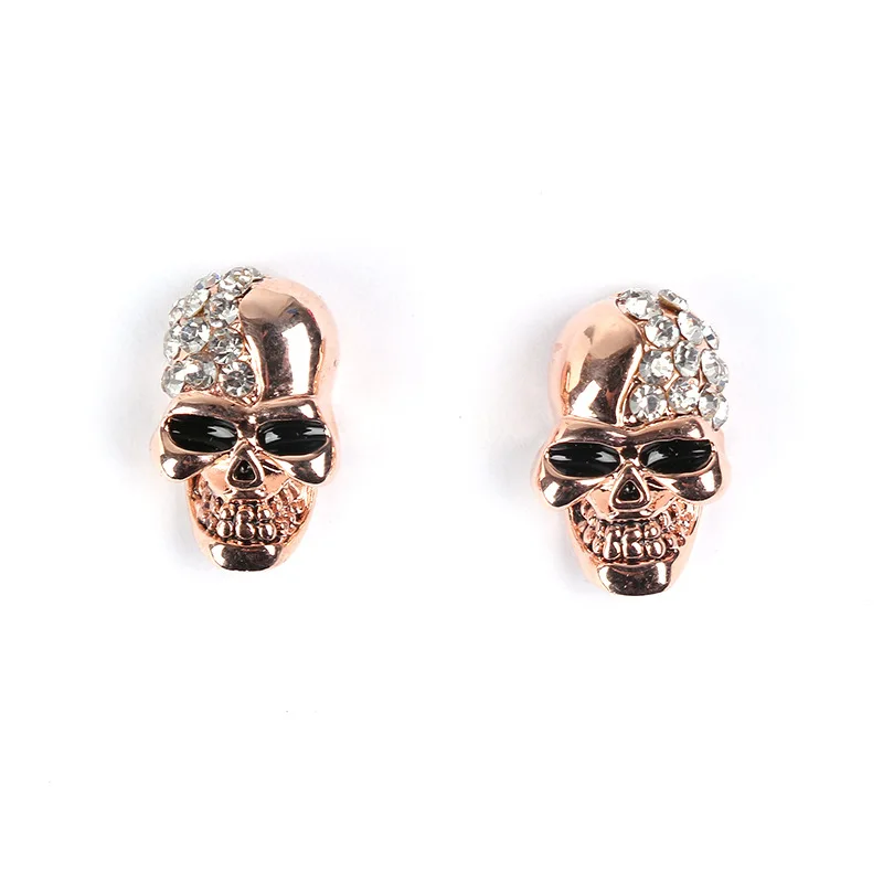Explosions Jewelry Fashion Girls Retro Smooth Skull Stud Earrings Personalized Female | Украшения и аксессуары