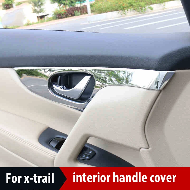 4 шт./компл. Стайлинг автомобиля внутренняя дверная ручка чаша декоративная рама