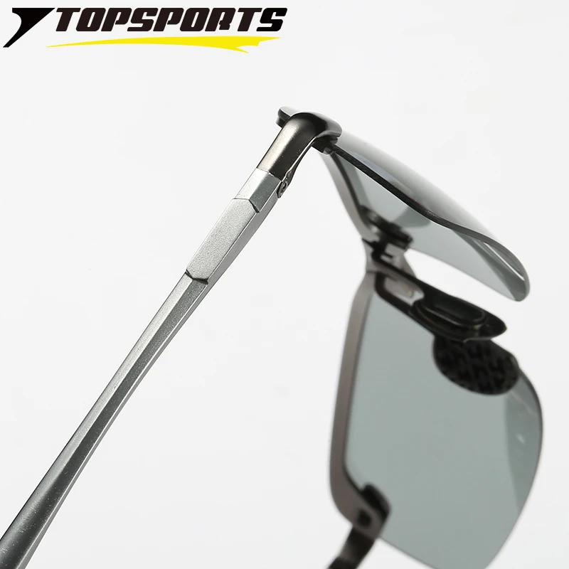 Солнцезащитные очки TOPSPORTS мужские фотохромные поляризационные из сплава для