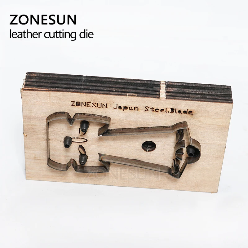 ZONESUN Cat Подгонянный кожаный режущий штамп DIY ремесло провод наушники коллектор деревянный шаблон пробивая режущая форма
