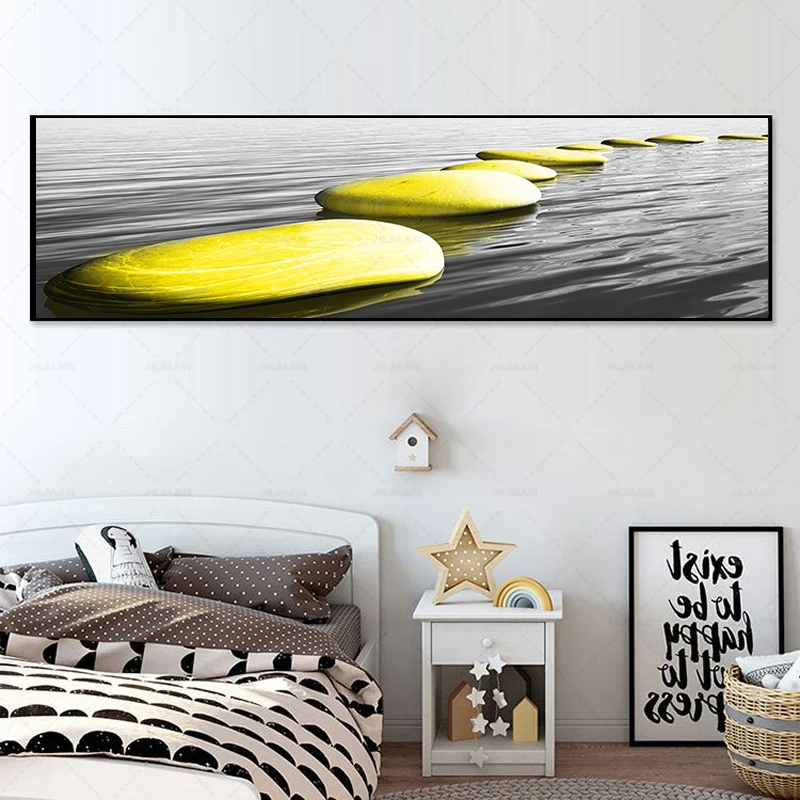 

Canvas Pictures Wall Art Prints Pebbles Poster No Framework Cobblestone Stone Landscape Paintings Home Decor Living Room