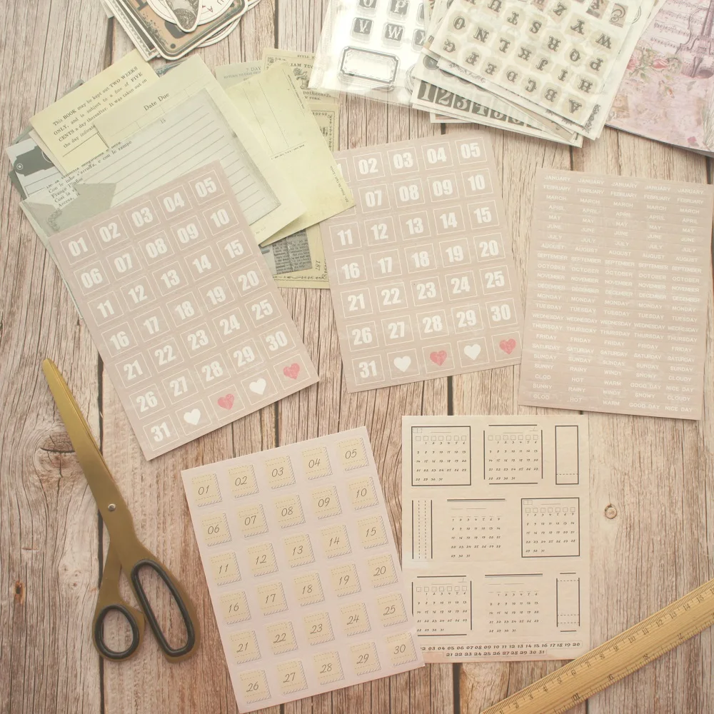 45 шт. DIY темы для квитанции старых документов мини карточки фон крафт бумага штамп