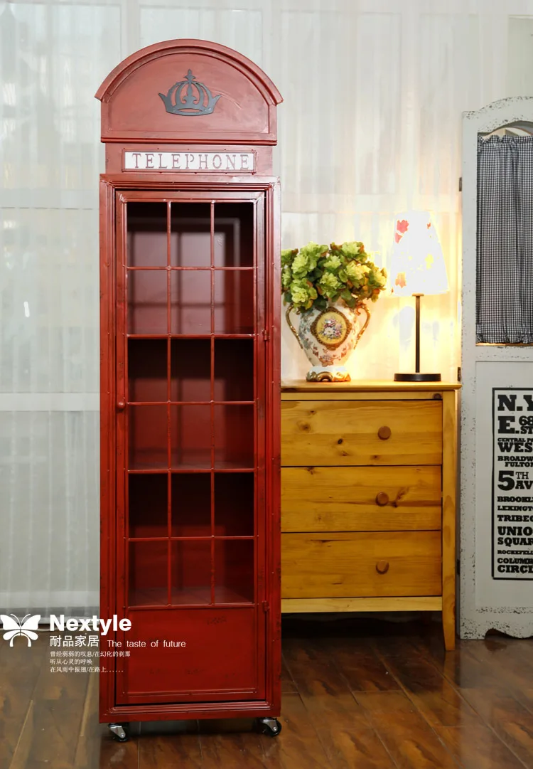 Phone Booth Bookcase